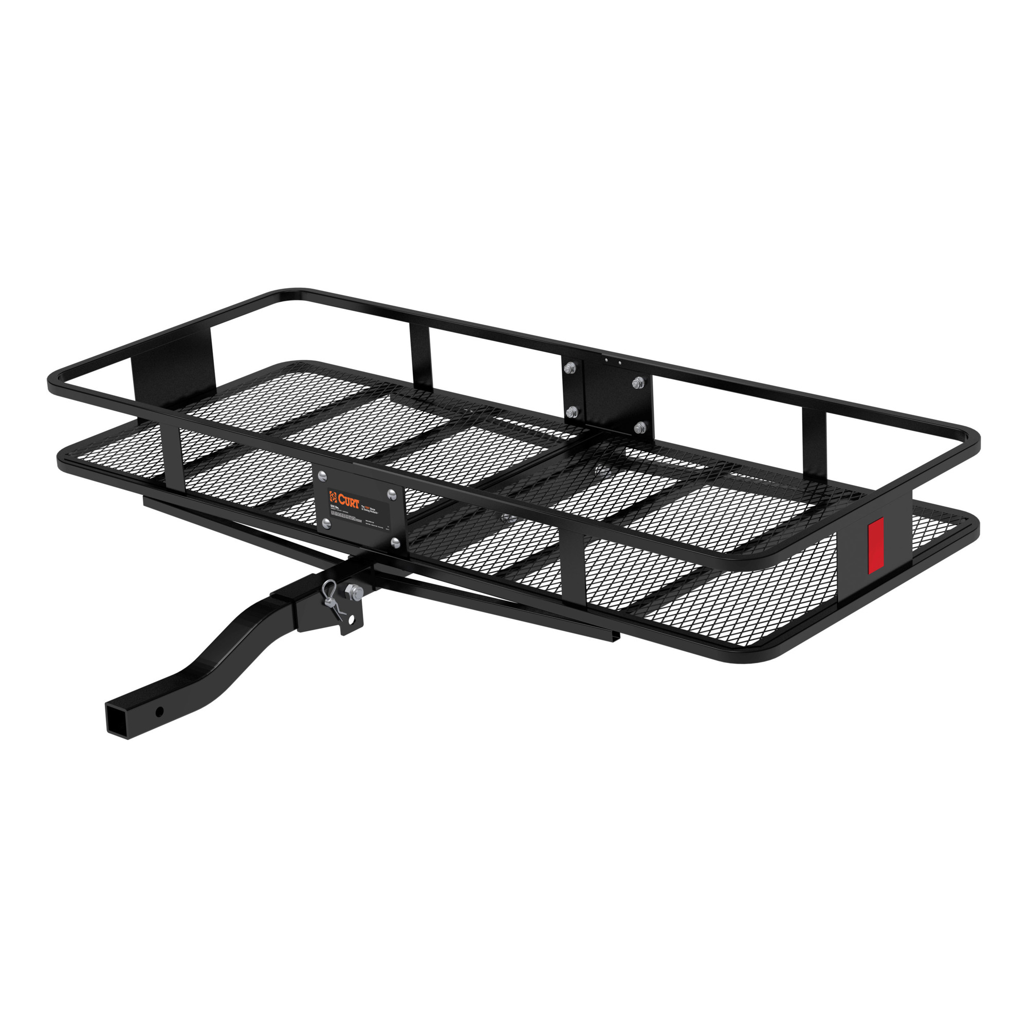 Curt Manufacturing, 60 x 24in. Basket Hitch Cargo Carrier, Capacity 500 lb, Receiver Size 2 in, Material Steel, Model# 18153